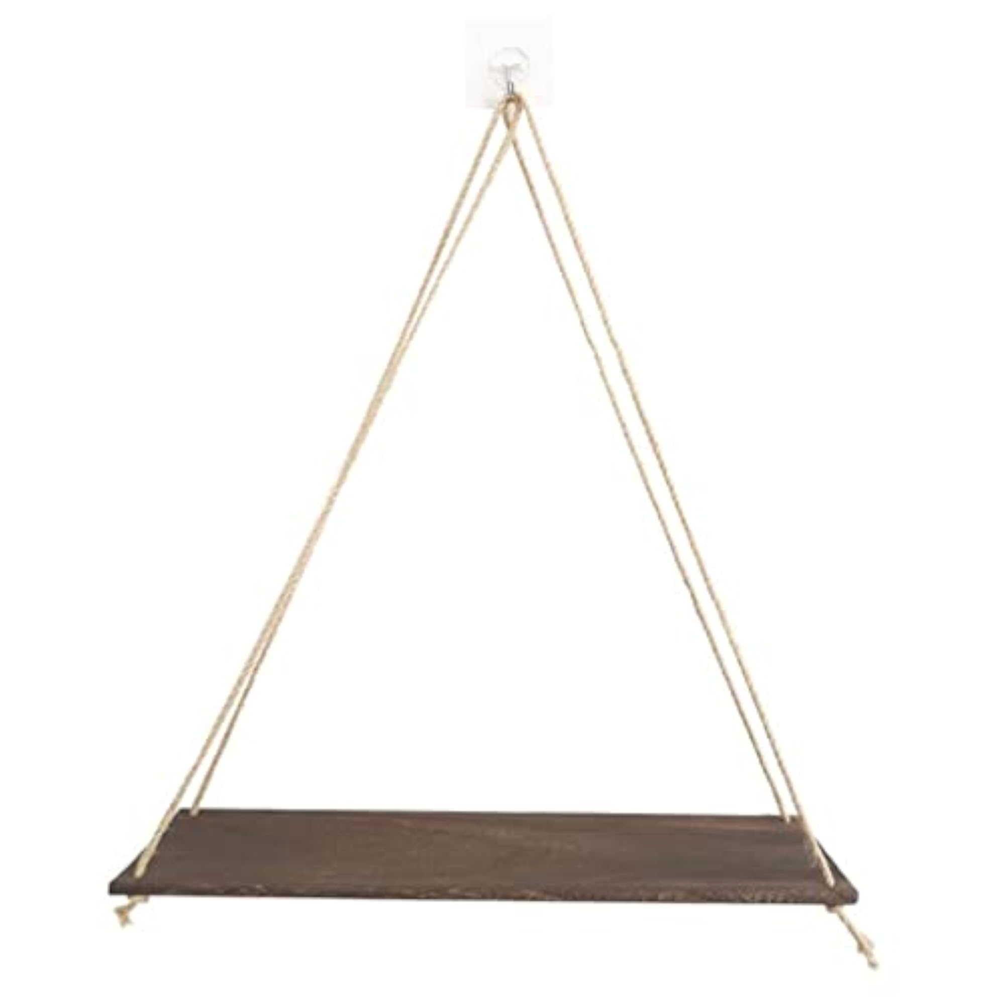 Hanging Rope Wall Mounted Shelves, Plant Flower Pot Rack Stand
